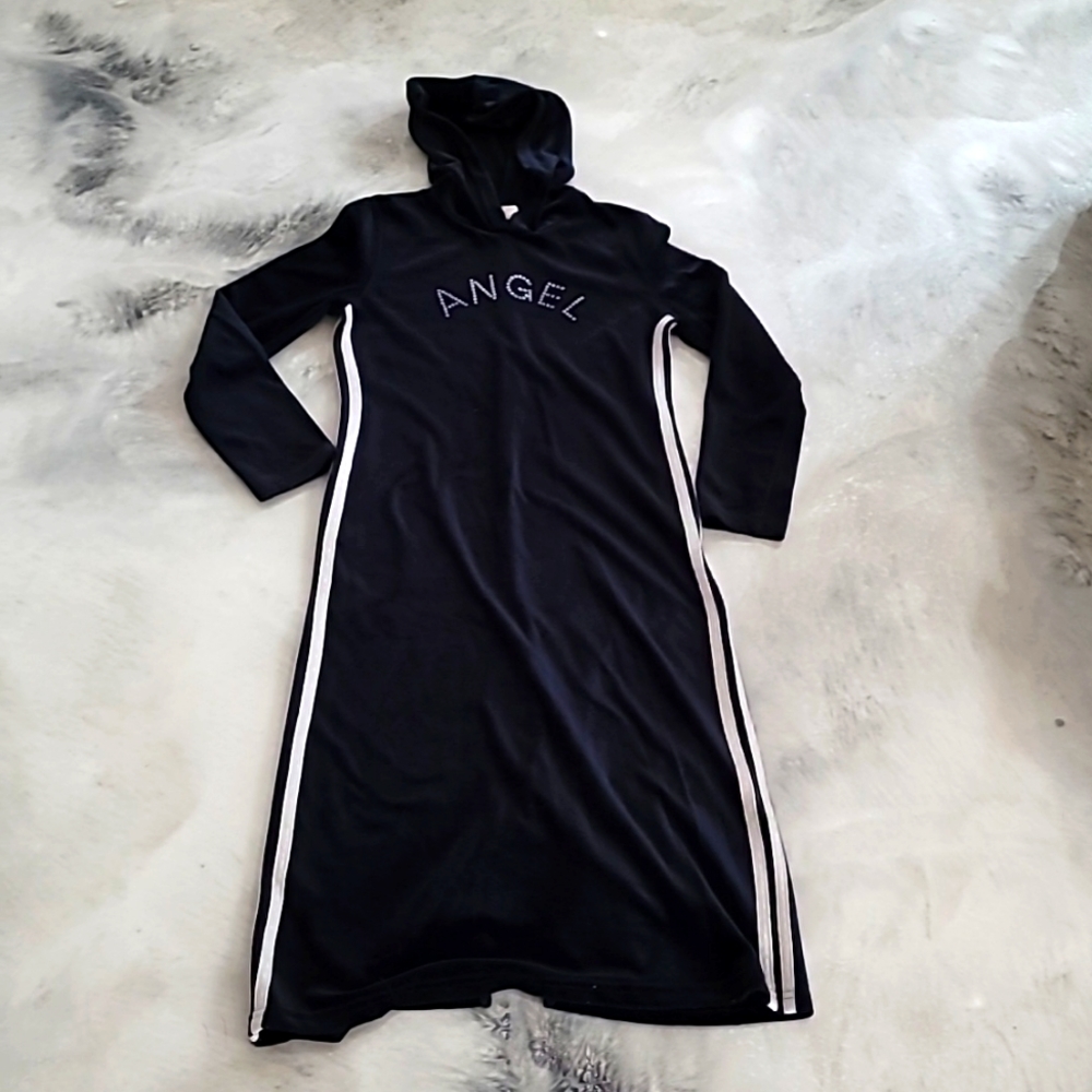 California Concepts angel bling hoodie side stripe with back split size Large